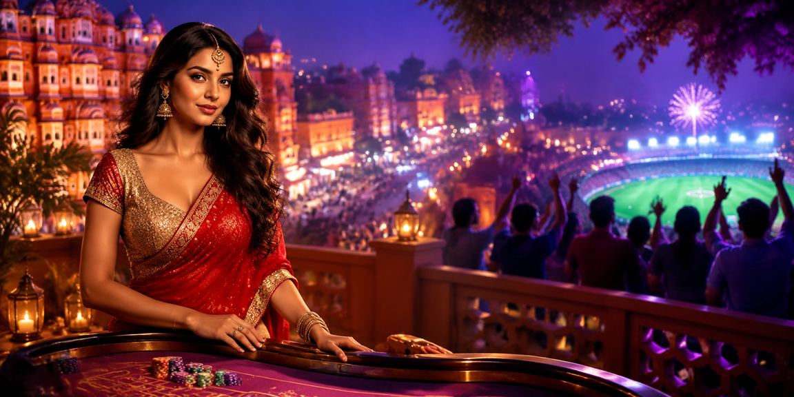 Young woman in Jaipur using mobile payment app while enjoying cricket betting